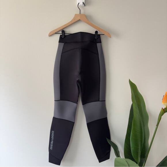 Sea-Doo Montego Pants Men’s Black Grey 3mm Neoprene fitted durable UV protect S - Picture 4 of 16